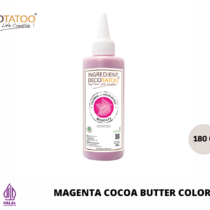 Food Coloring Decotatoo - Magenta Cocoa Butter Color 180 gr