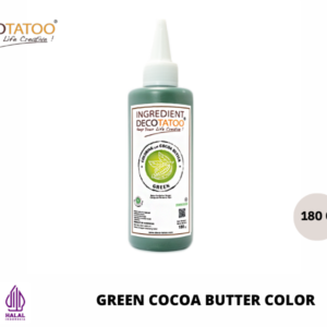 Food Coloring Decotatoo - Green Cocoa Butter Color 180 gr