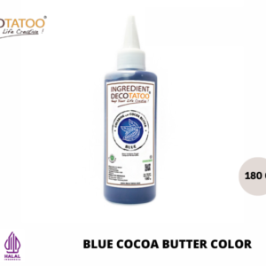 Food Coloring Decotatoo - Blue Cocoa Butter Color 180 gr
