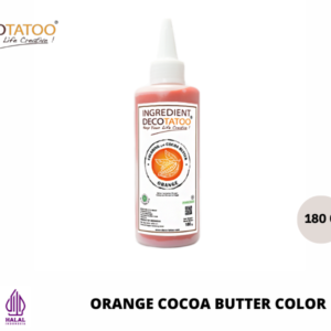 Food Coloring Decotatoo - Orange Cocoa Butter Color 180 gr