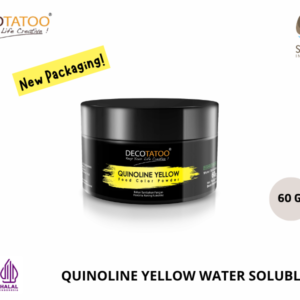 Food Coloring Decotatoo - Water Soluble - Quinoline Yellow Color