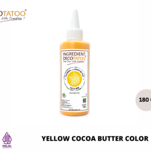 Food Coloring Decotatoo - Yellow Cocoa Butter Color 180 gr