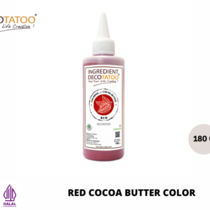 Food Coloring Decotatoo - Red Cocoa Butter Color 180 gr