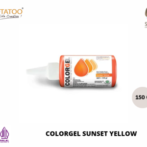 Colorgel Sunset Yellow 150 gr - Decotatoo (Gel Pewarna Makanan & Minuman)