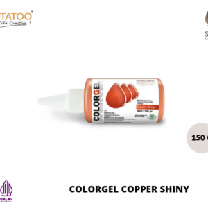 Colorgel Copper Shiny 150 gr - Decotatoo (Gel Pewarna Makanan & Minuman)