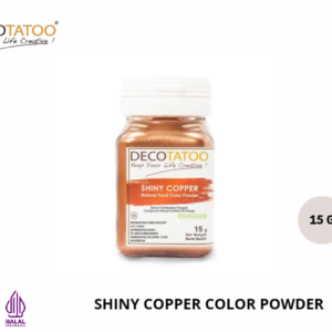 Food Coloring Decotatoo - Shiny Copper Color Powder 15 gr