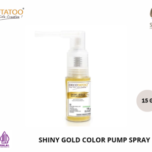 Food Coloring Decotatoo - Shiny Gold Color Pump Spray 15 gr