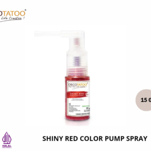Food Coloring Decotatoo - Shiny Red Color Pump Spray 15 gr