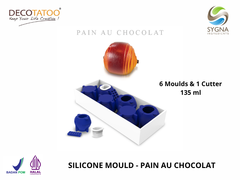 Pain Au Chocolat Essentials Silicone Mould - 1 Box 6 Pcs