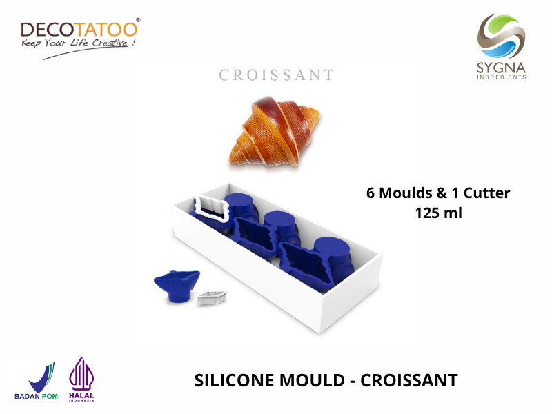 Croissant Essentials Silicone Mould - 1 Box 6 Pcs