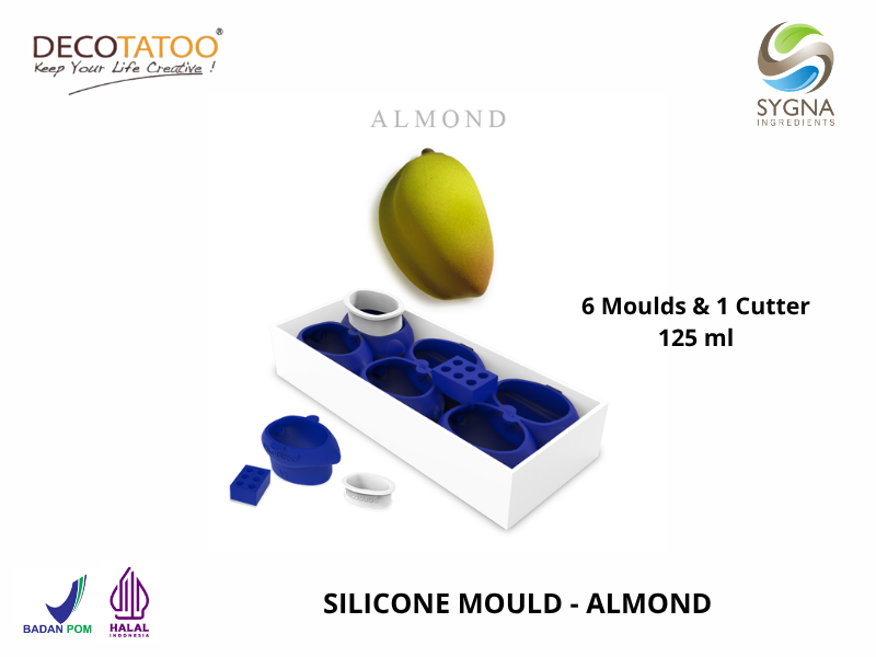 Almond Silicone Mould - 1 Box 6 Pcs