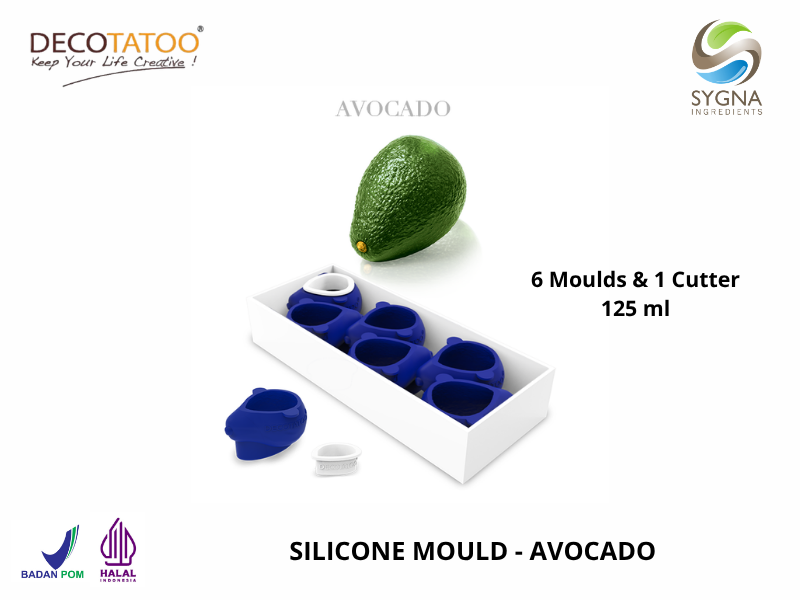 Avocado Essentials Silicone Mould - 1 Box 6 Pcs