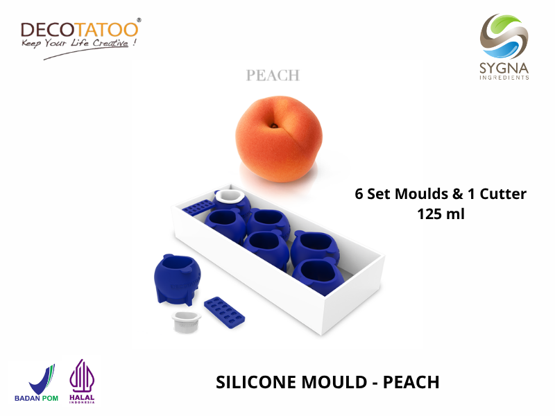 Peach Essentials Silicone Mould - 1 Box 6 Pcs