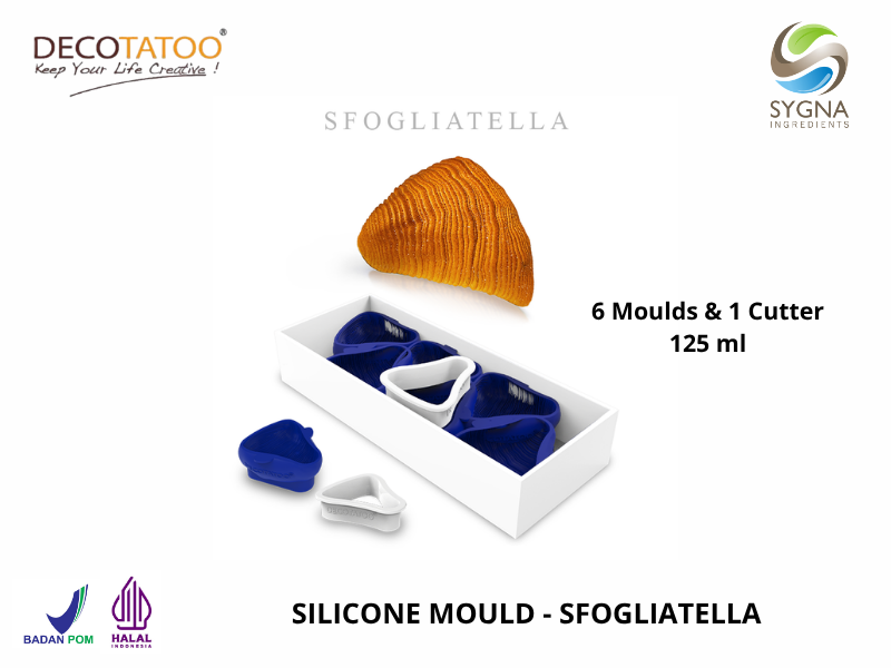 Sfogliatella Essentials Silicone Mould - 1 Box 6 Pcs