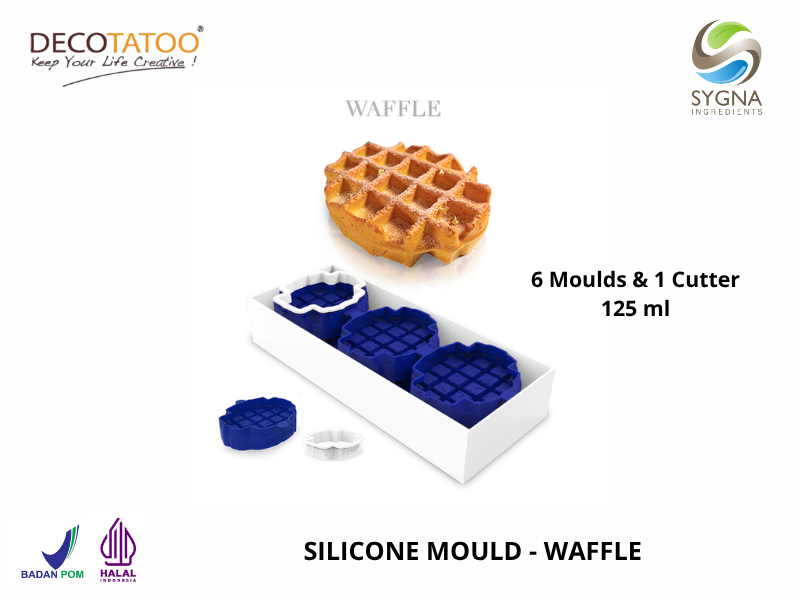 Waffle Essentials Silicone Mould - 1 Box 6 Pcs