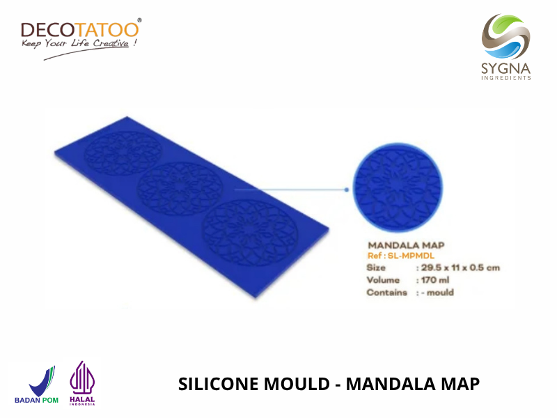Silicone Mould - Mandala Map